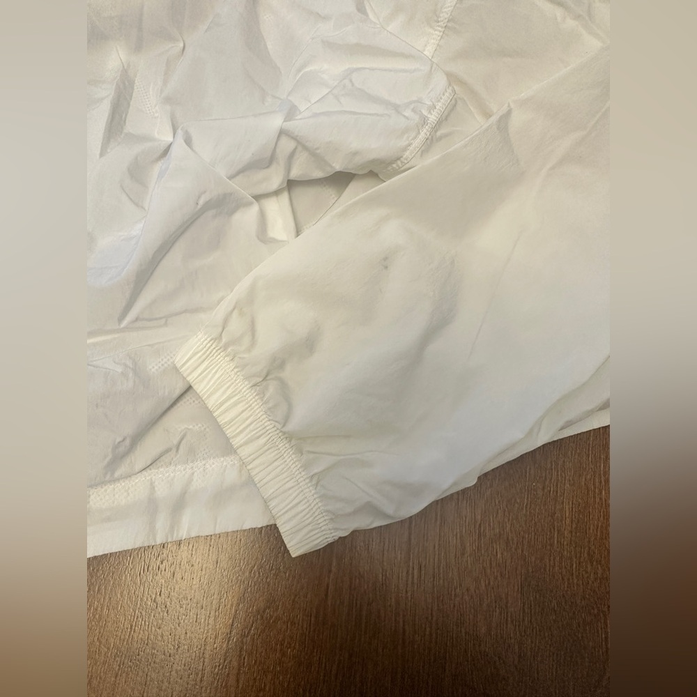 DSG Classic White Zip-Up Hoodie Rain Coat - Picture 6 of 9